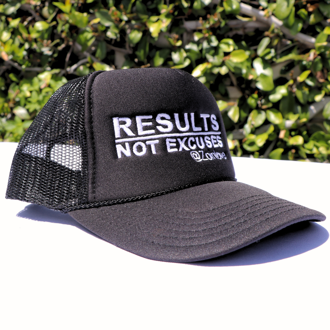 A-Trucker Hat- Black with Black Mesh